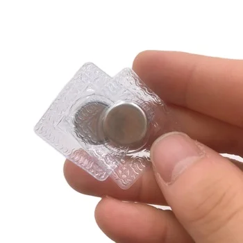 30 Aimants à Coudre – Fermeture Magnétique Invisible Pour Sacs, Vêtements, Rideaux – Argent – 2 Tailles