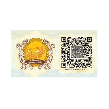 High Quality Logo Printing Security Authenticity Package Custom Tamper Proof Verification QR Code Sticker