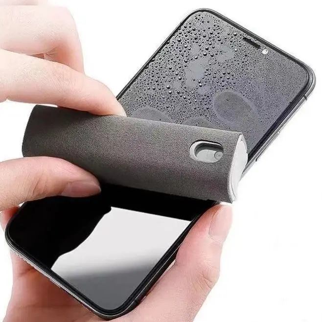 2 in 1 Cell Phone Screen Cleaner Spray With Microfiber Cloth Mobile Phone Screen Kit