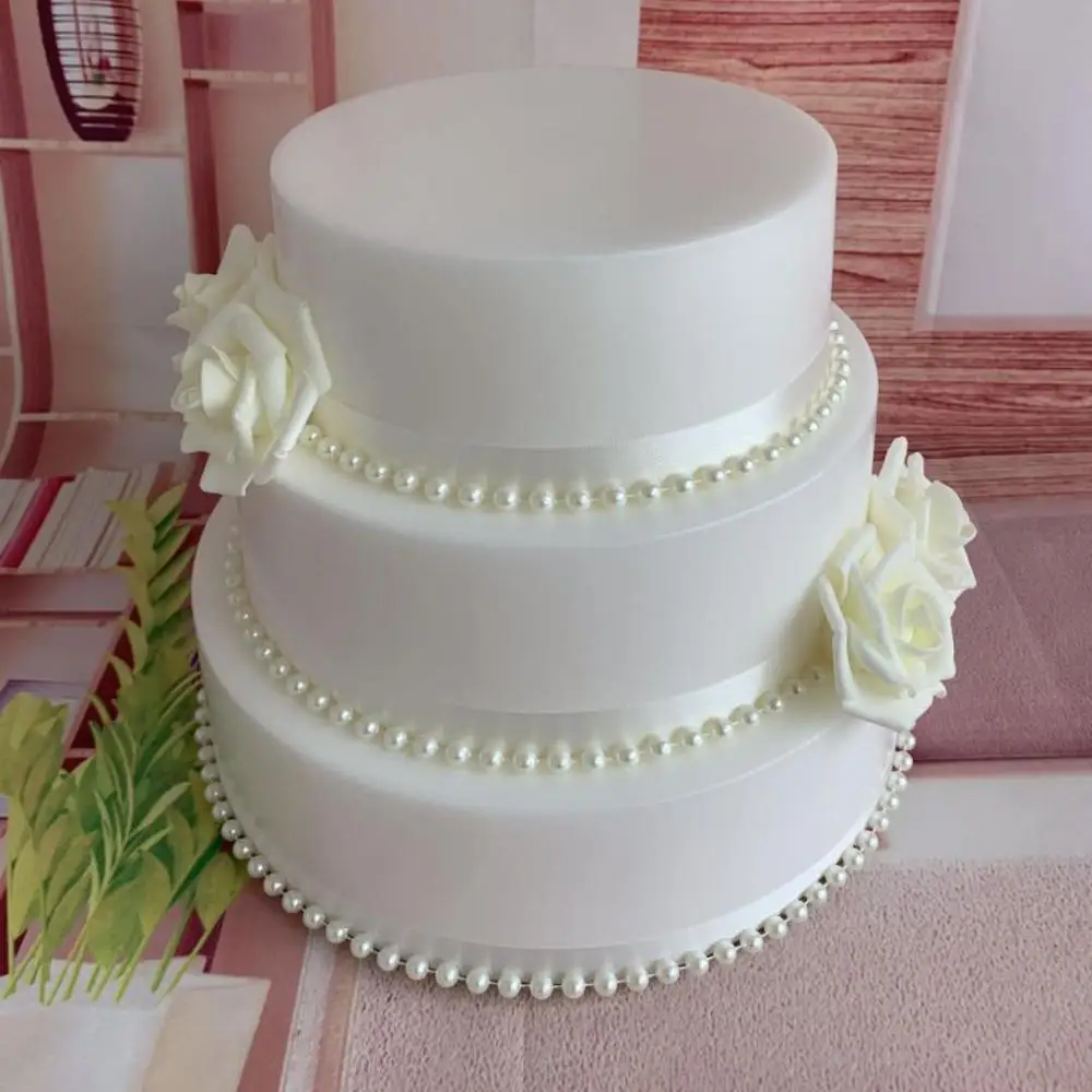 2 Pcs 4 Tier Round Foam Cake Dummies 3-6 Inch Fake Cake Dummy Set for  Wedding... | eBay