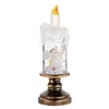 Small long candle angel