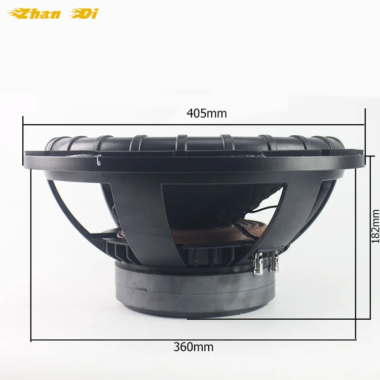 Hot Sale 75mm Car SPL Competition Speakers and 15 Inch Subwoofers Dual  Voice Coil 1500W RMS Pure Bass DC 12V Double Magnet