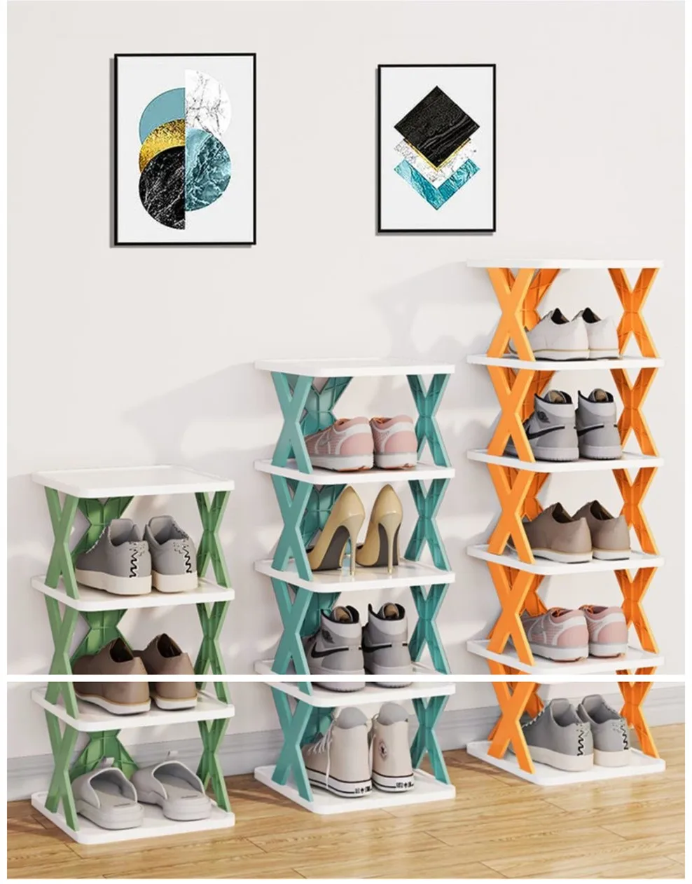 Shoe Stand Multifunctional Storage Rack Simple Modern Plastic Storage