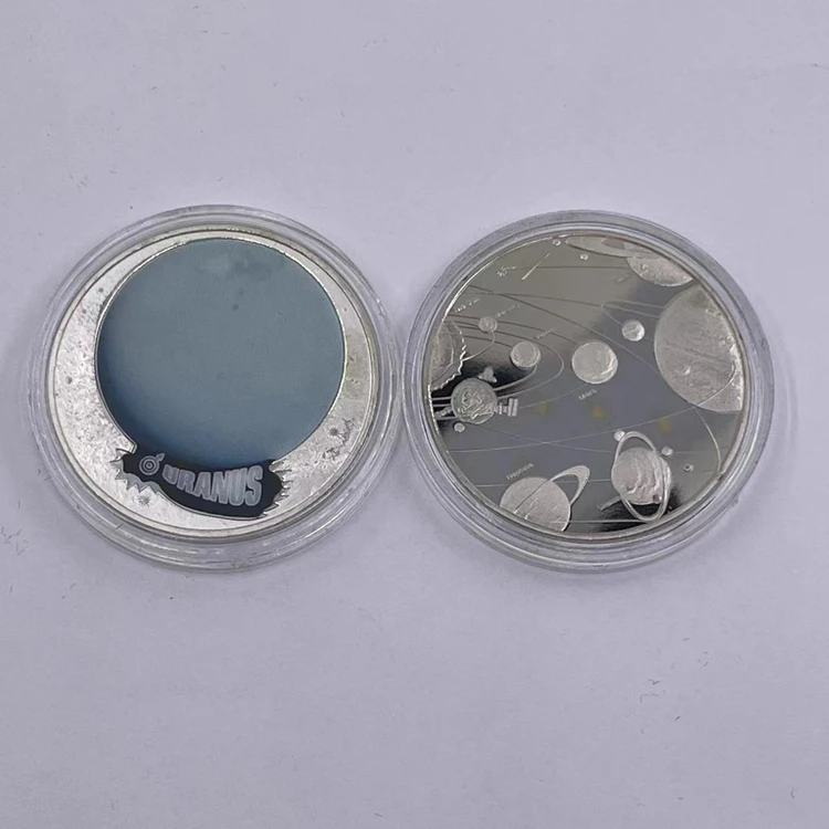 Metal Crafts Solar System Silver Coins - Custom Collectibles