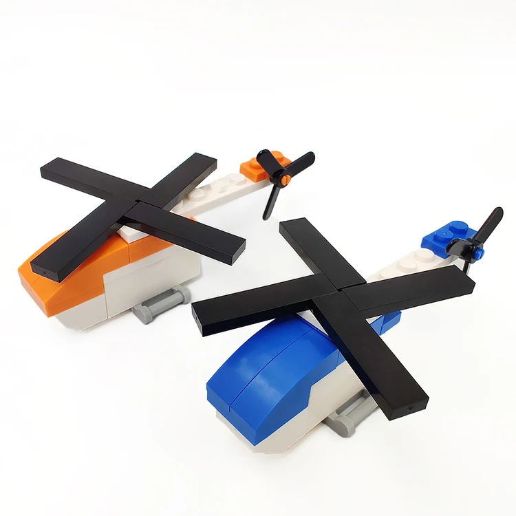 Канцелярские принадлежности DIY для сборки блока вертолета карандаша точилка внутри мини пластиковые детские строительные блоки наборы