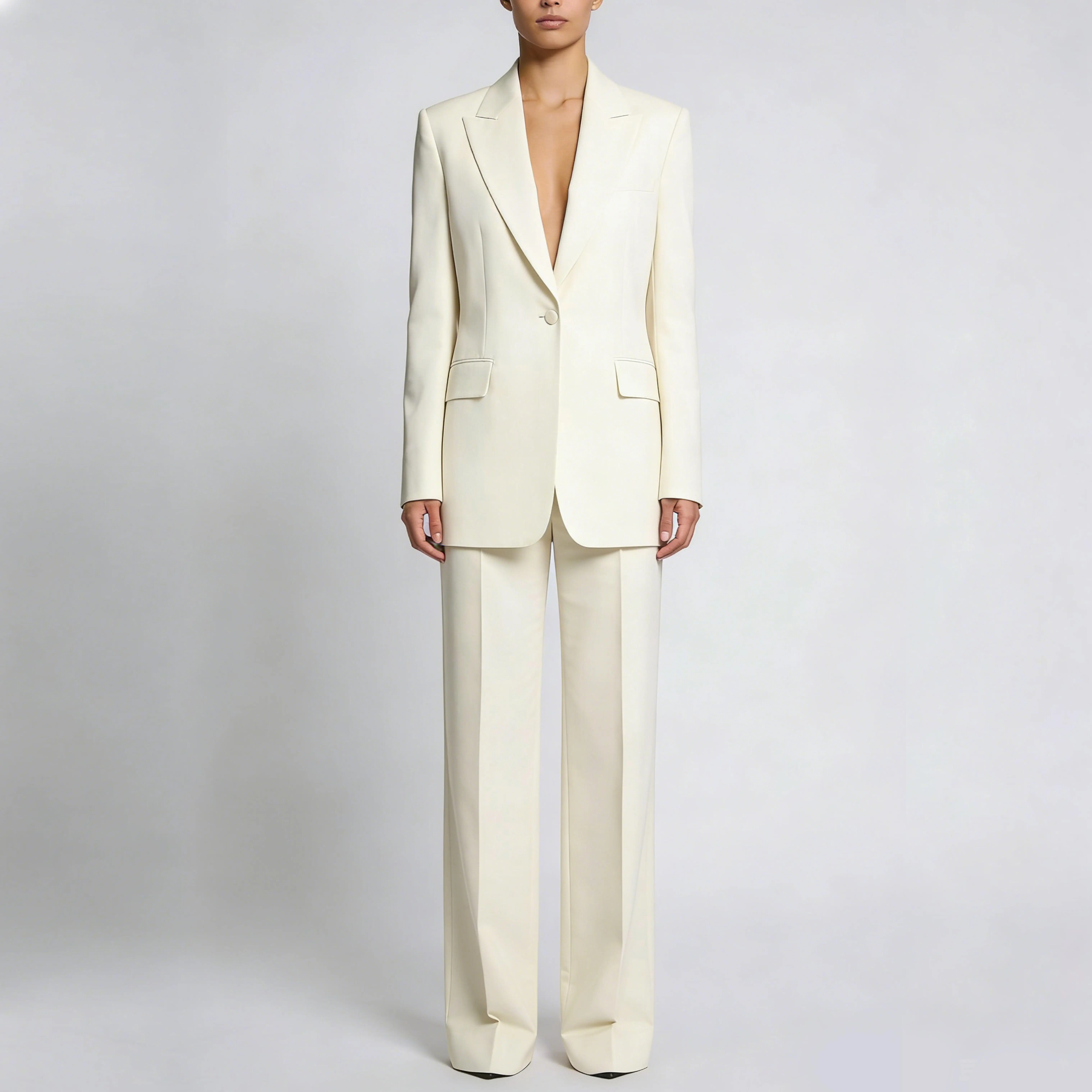 Ensemble Tailleur Femme Corporate Office Wear for Ladies Bales Professional Dresses Women's Two-Piece Suits Women Business Suit