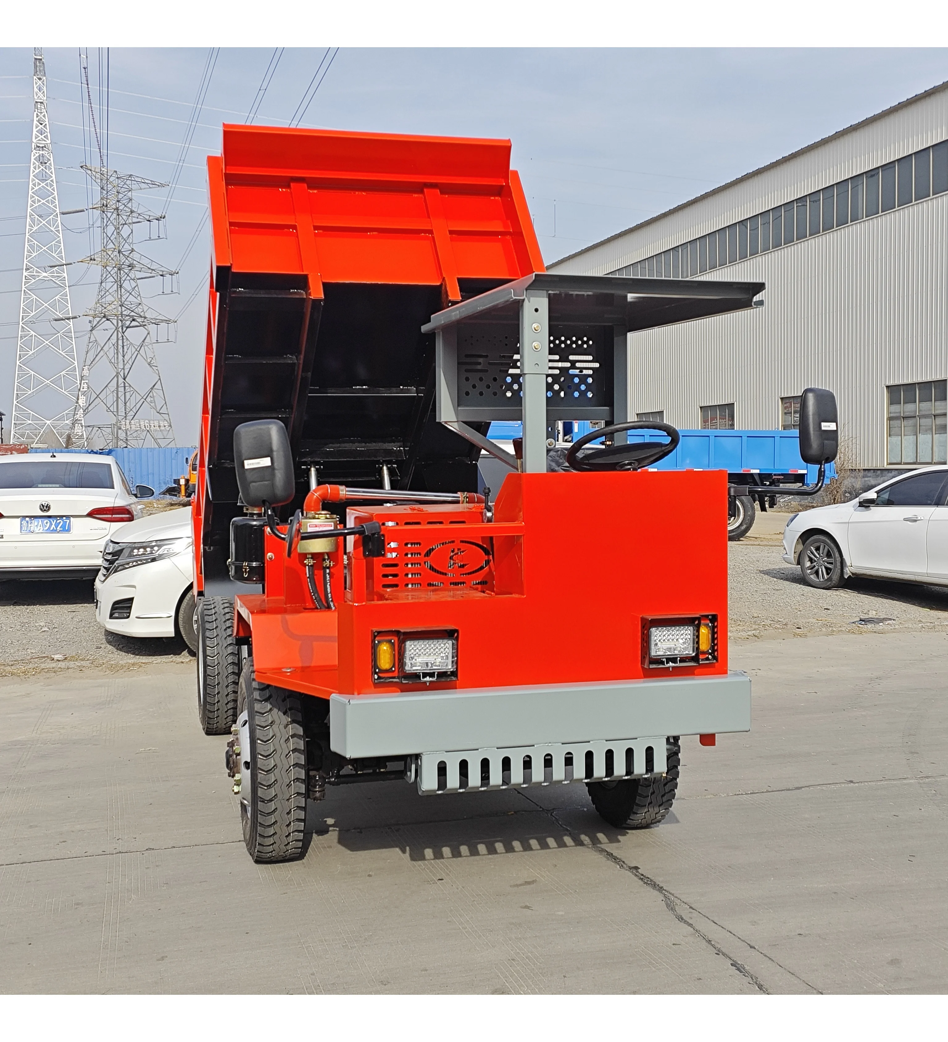 Kapuro รถโหลดขนาดเล็ก 8 ตัน รุ่นใหม่ ขับเคลื่อนล้อหลัง (RWD) รถบรรทุกขนาดเล็กสำหรับใช้งานใต้ดิน พร้อมชิ้นส่วนหลัก เช่น เครื่องยนต์ มอเตอร์ ปั๊ม แบริ่ง