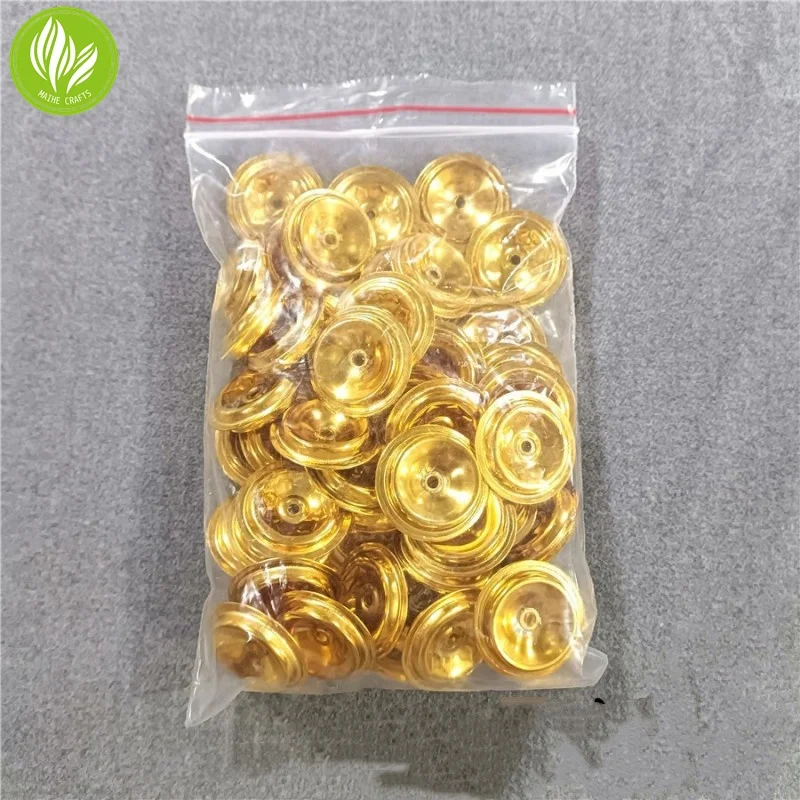Aluminum Floating Holders for Oil Lamps Dia 4cm Wick Centering Devices for Temple Oil Lamps