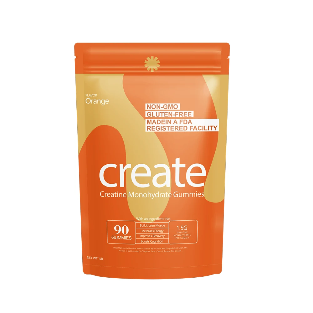 Create Creatine Monohydrate Gummies for Men & Women Boost Focus ...