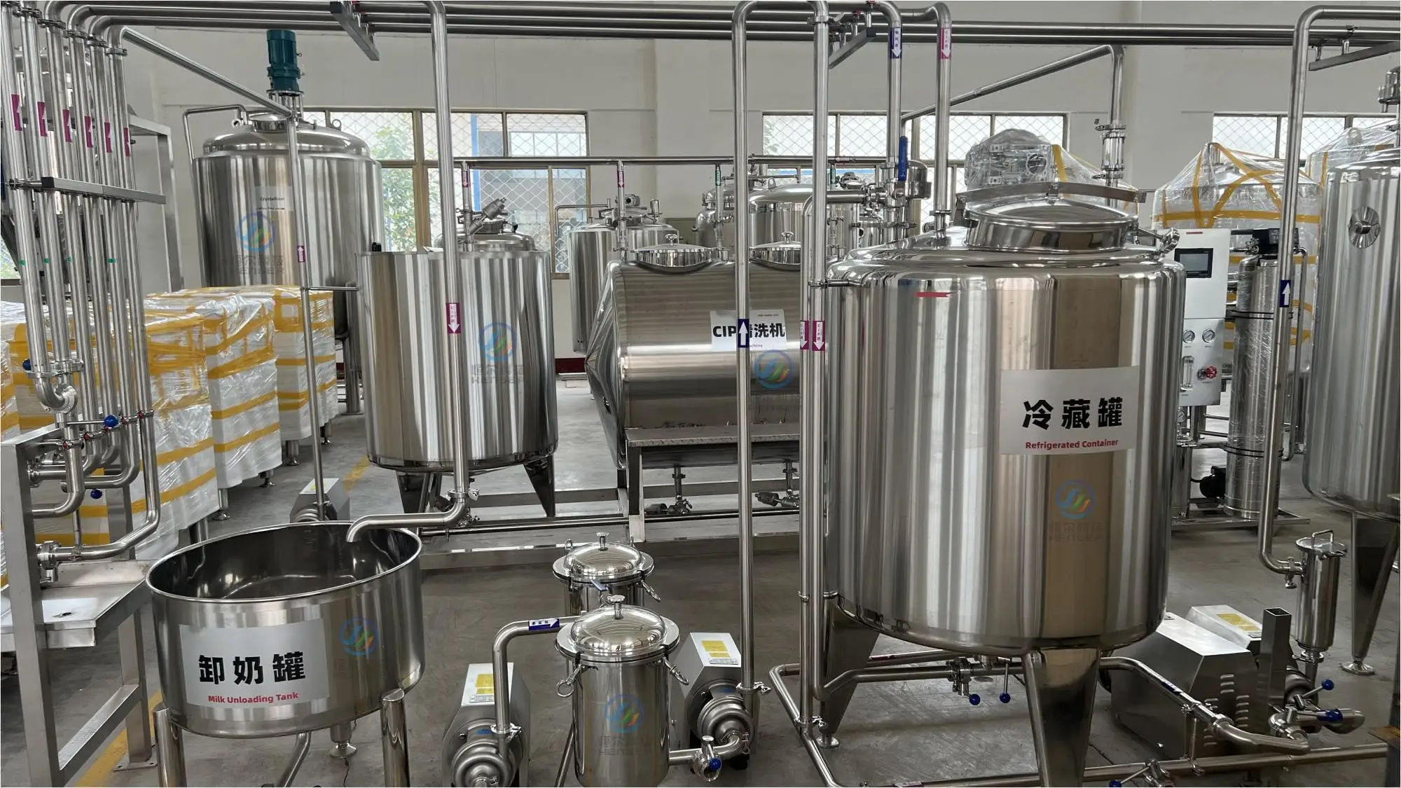 500l/1000l Bottled Pasteurized Milk&yogurt Production Line Buy Pasteurized Milk Production