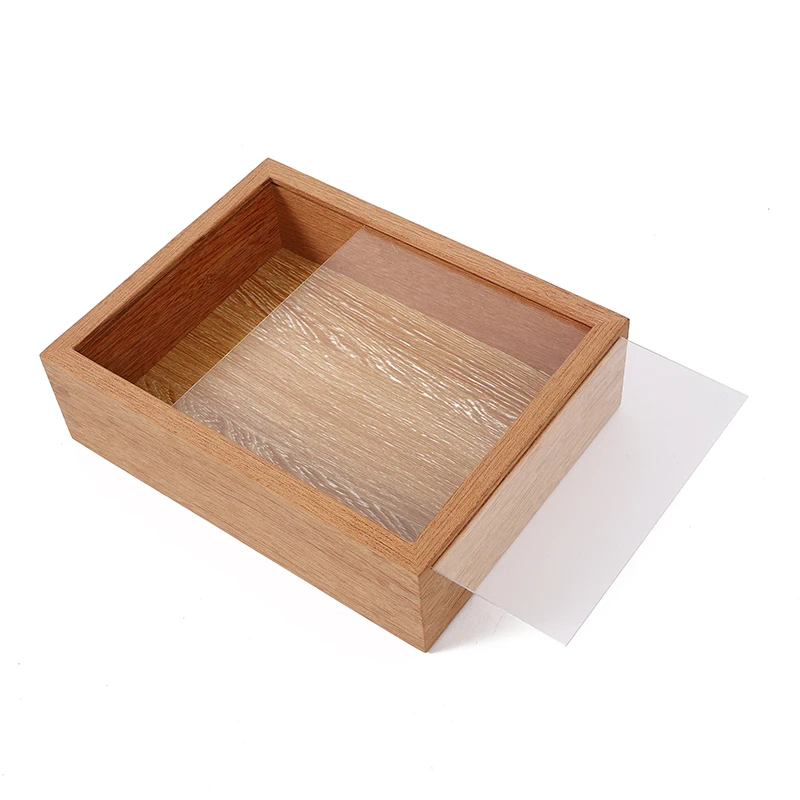 Wholesale Custom 3d Wood Picture Frame Wooden Medal Box Double Glass