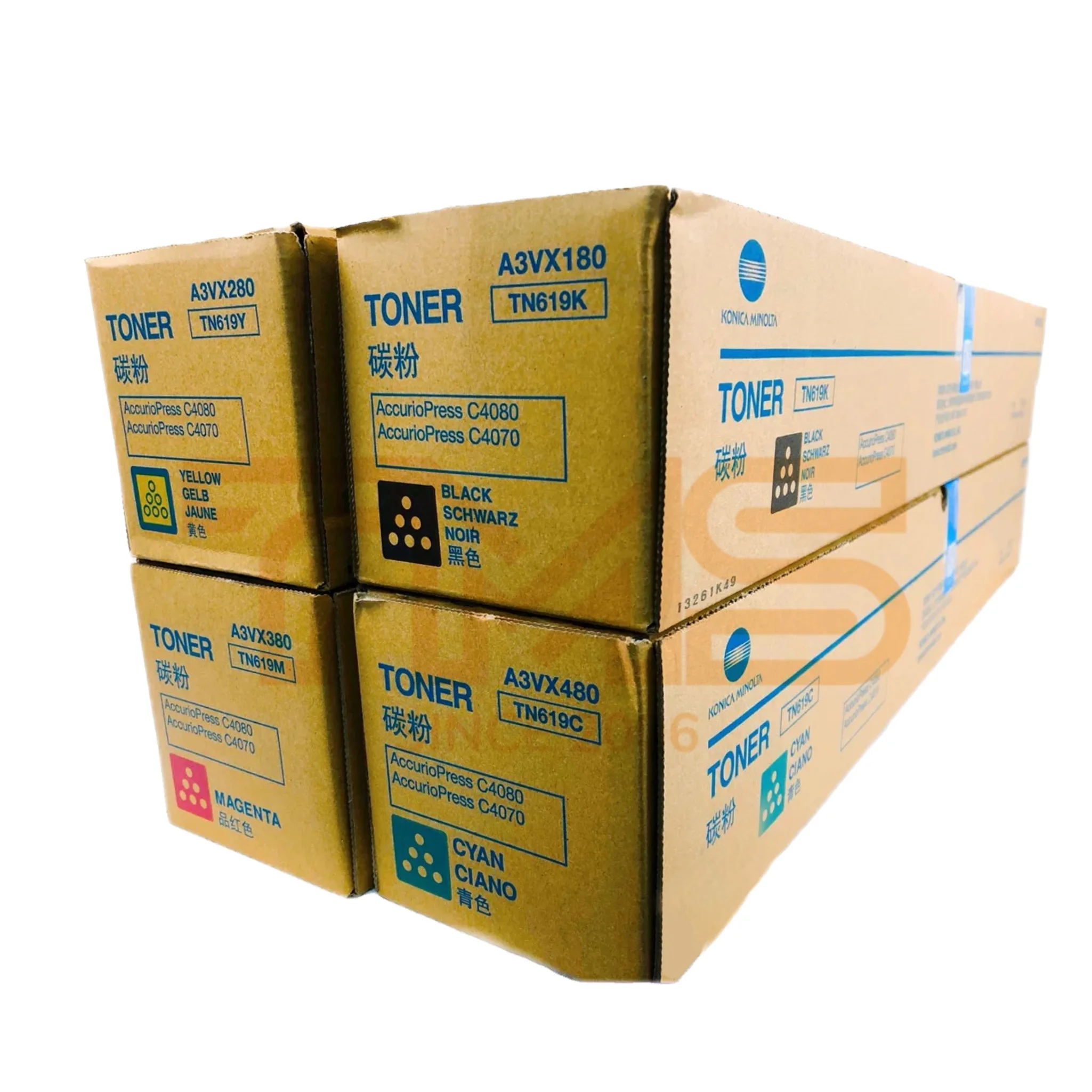 Original TN619 Toner Cartridge for KONICA MINOLTA C4070 C4080