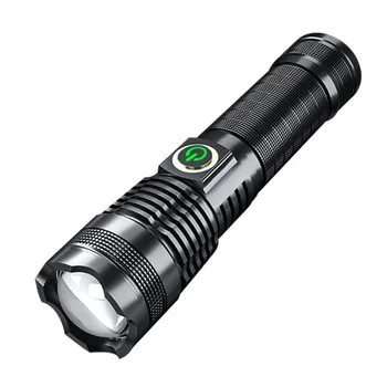 Portable High Power most powerful flashlight 5 Modes usb Zoom led torch xhp50 18650 OR 26650 battery Best Camping, Outdoor