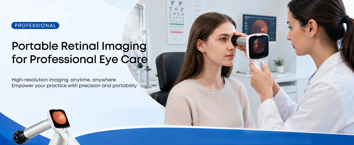 Auto Eye Handheld Fundus Camera Non-mydriatic Automated Retinal Imaging Fundus Camera HFC-1