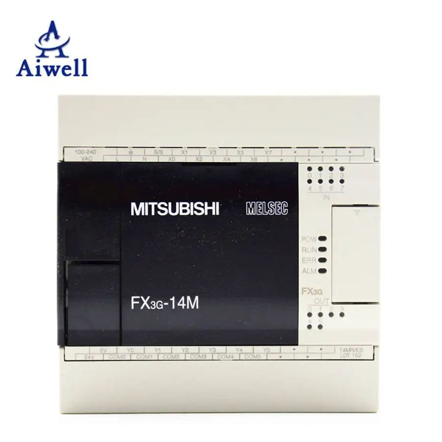 Unitary Mitsubishi FX3G 24MR Program Control PLC FX3G 24MR ES a Module Price