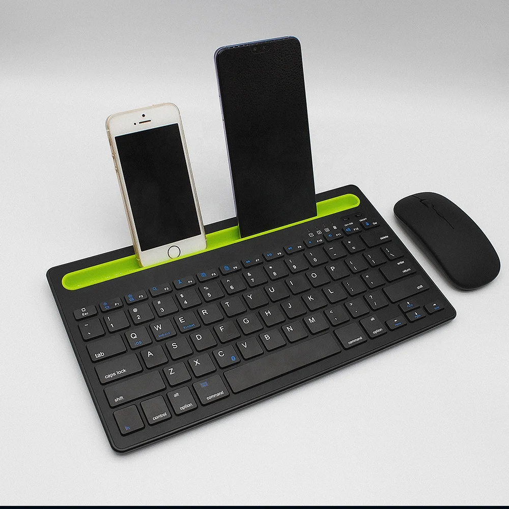 Mini Wireless Keyboard Bluetooth Keyboard and Mouse Combos BT Keyboard Mouse Rechargeable for ipad Phone Tablet Laptop