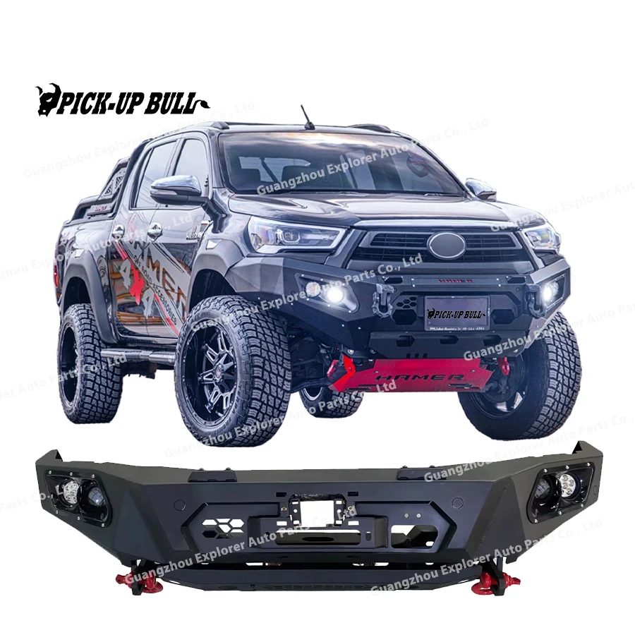 ハイラックス REVO ROCCO 2021用 アルマンド スチールバンパーバー