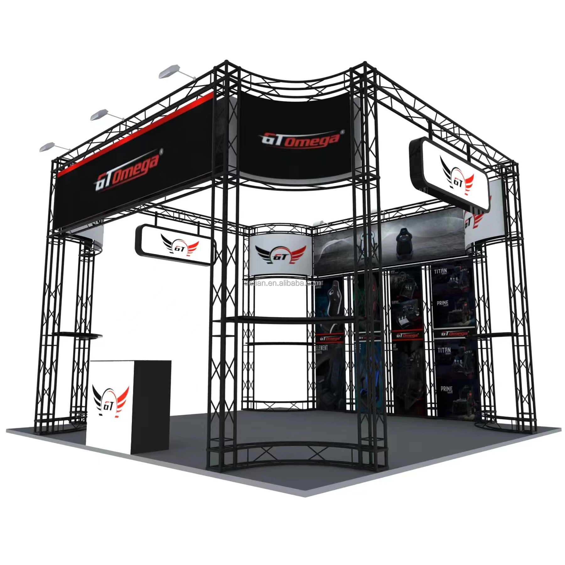 Aluminum Truss Exhibition Booth Stand Exhibition Stand Trade Show Booth ...