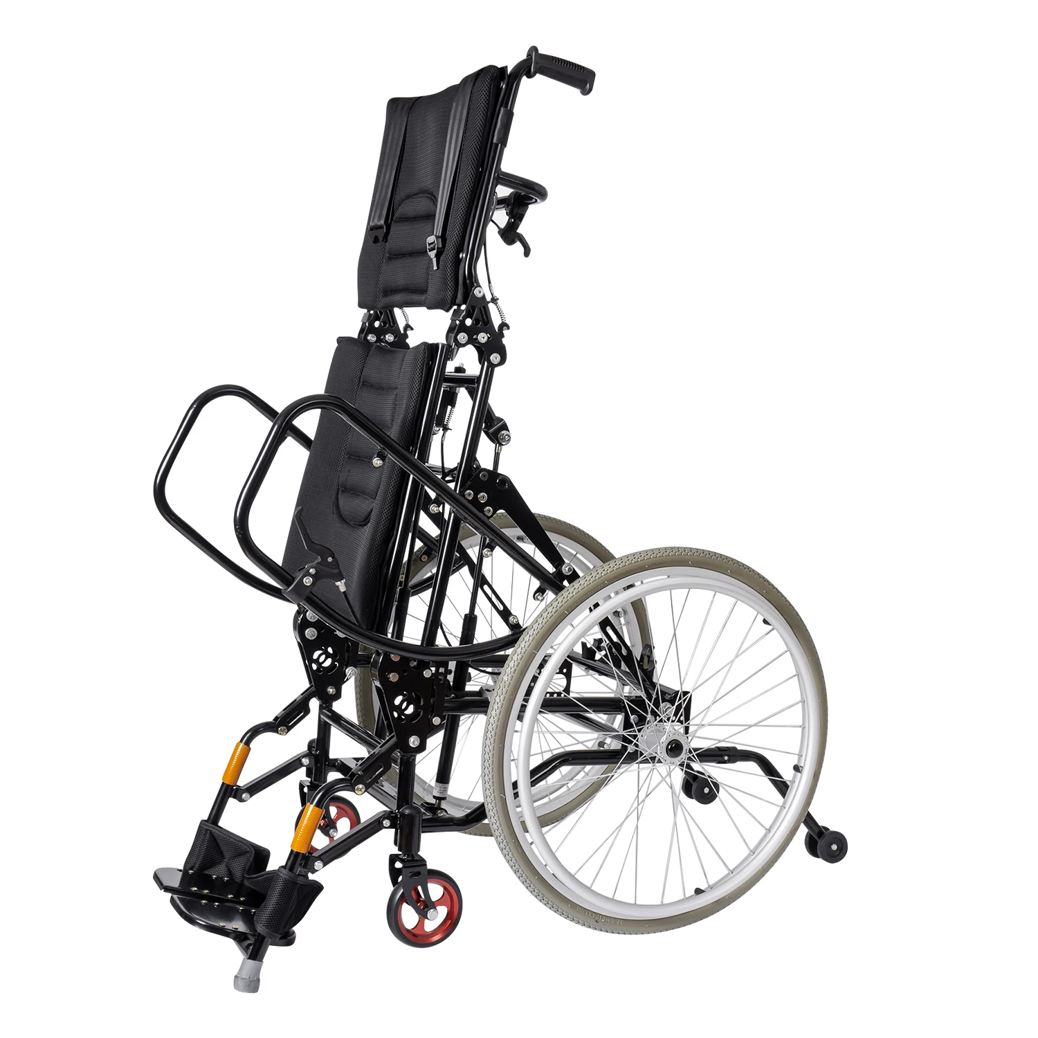 Cheap price foldable portable manual standing wheelchair can achieve self-help standing and perform rehabilitation exercises
