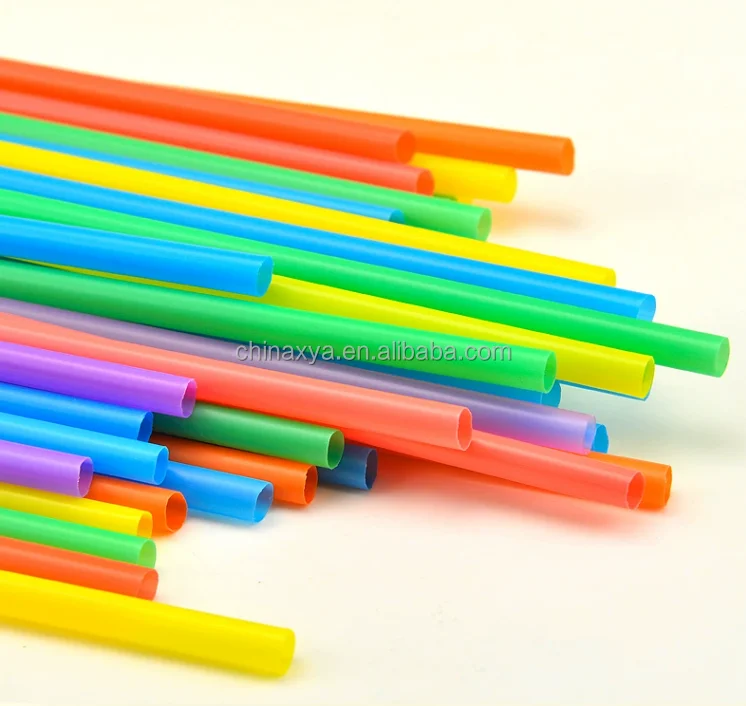 super Extra super long pp milkshake straw wrapped bubble tea straw disposable plastic drinking straws factory