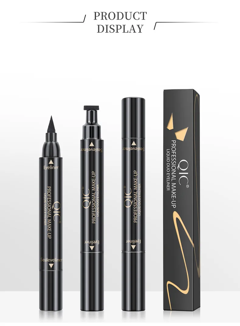 Eyeliner Waterproof Dualended Make Up Pencil 2 In 1 Water Active