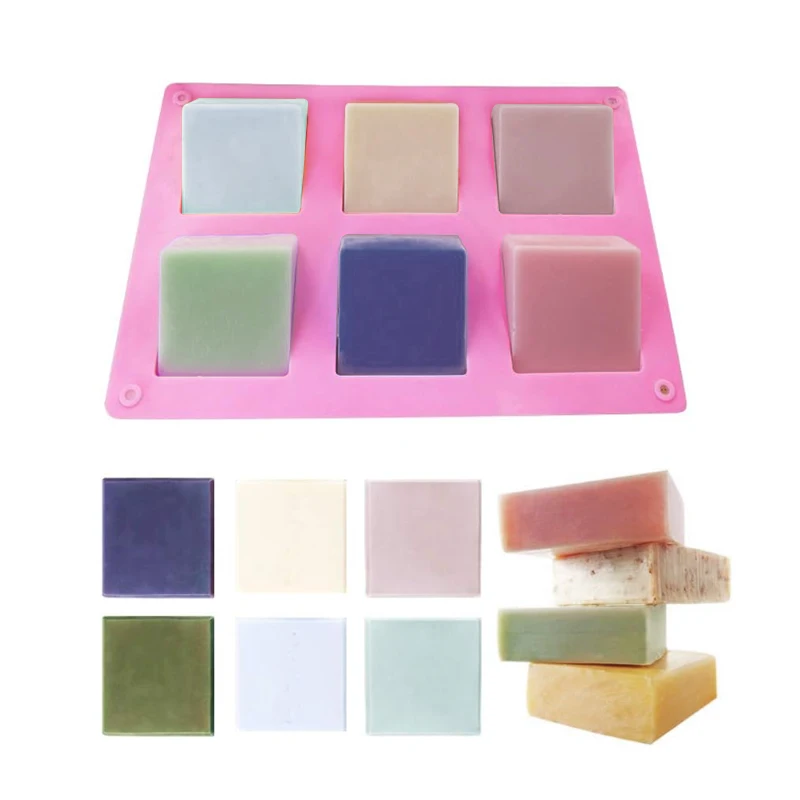 Factory Custom Cheap Single Cavity or Multi Cavity Custom Silicone Soap Mold Silicone logo Designed Soap Mold