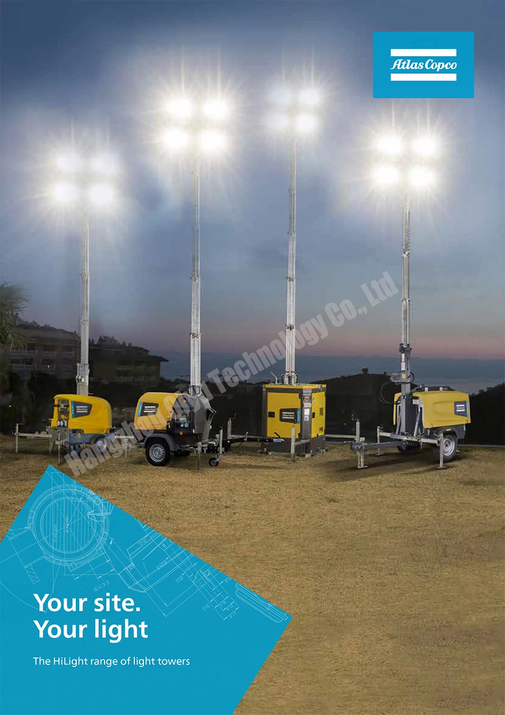 Portable Ultra-quiet Led Light Tower Hilight B5+ With New Smart Mast ...