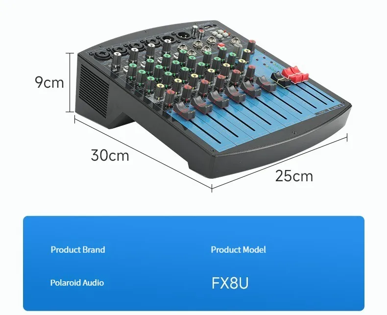 Tebo Factory Best Price Sound Mixer Professional Audio 4 Channels Mini