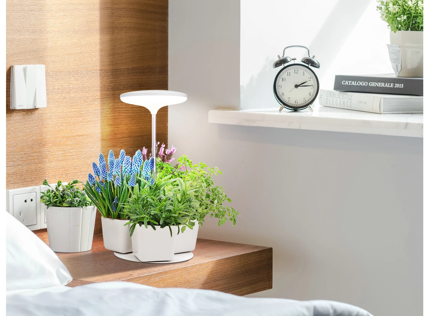 Led Umbrella Plant Grow Light High Power With Base Grow Lamp For Plants