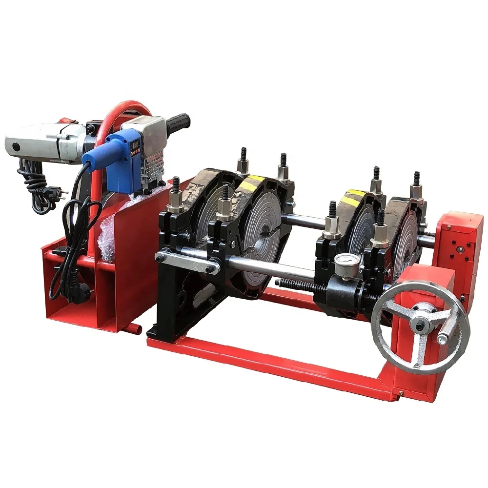 PFW250-4C Welding Machine Hdpe Screw Manual 4 Clamps PE Manual Butt Fusion Thermofusion Welding Machine Price