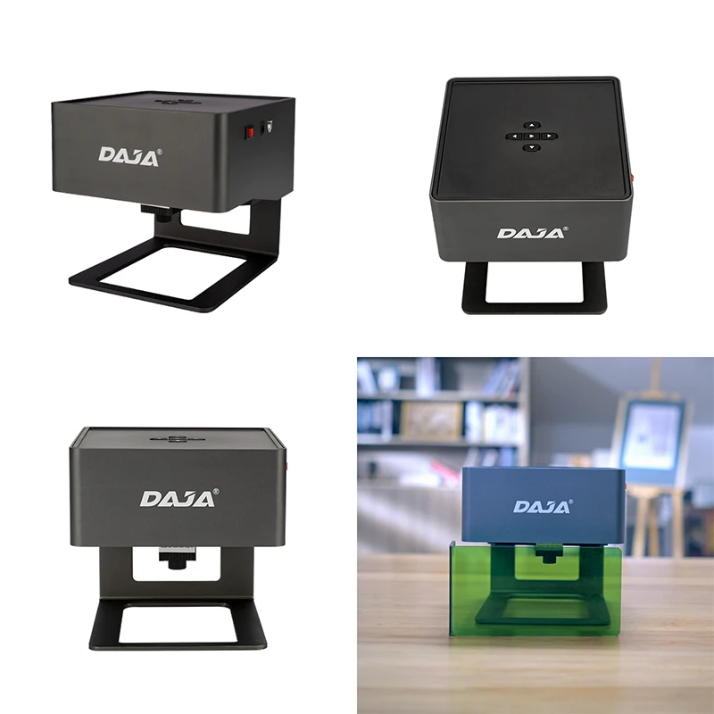 DAJA DJ6 ポータブルバンクレーザープリンター、彫刻機、木材用、3W