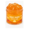 Slime de cristal naranja atardecer