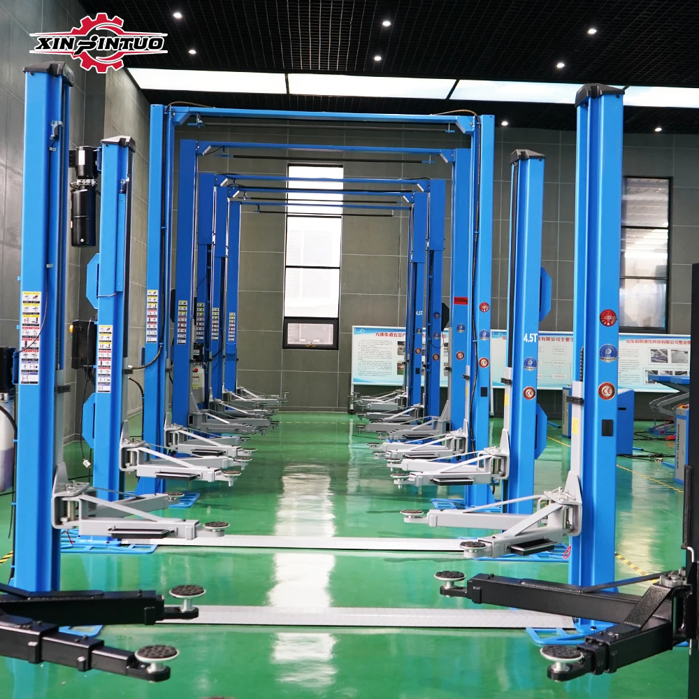 Xinjintuo 4T Manual Release Car Two Post Lift Car Lifter Auto Hoist Vehicle Lifting Elevador De Autos Portatil for Sale