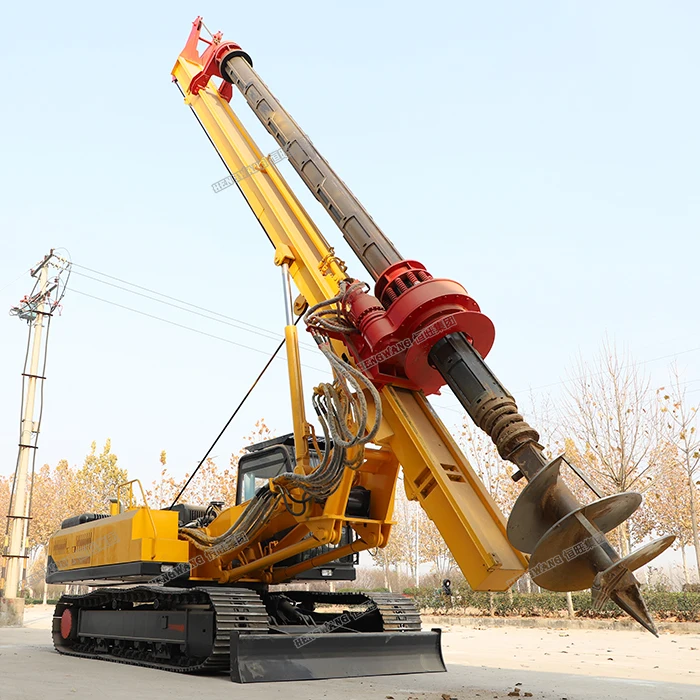 High Performance Auger Bore Pile Foundation Machine Rotary Drilling Rig for Sale