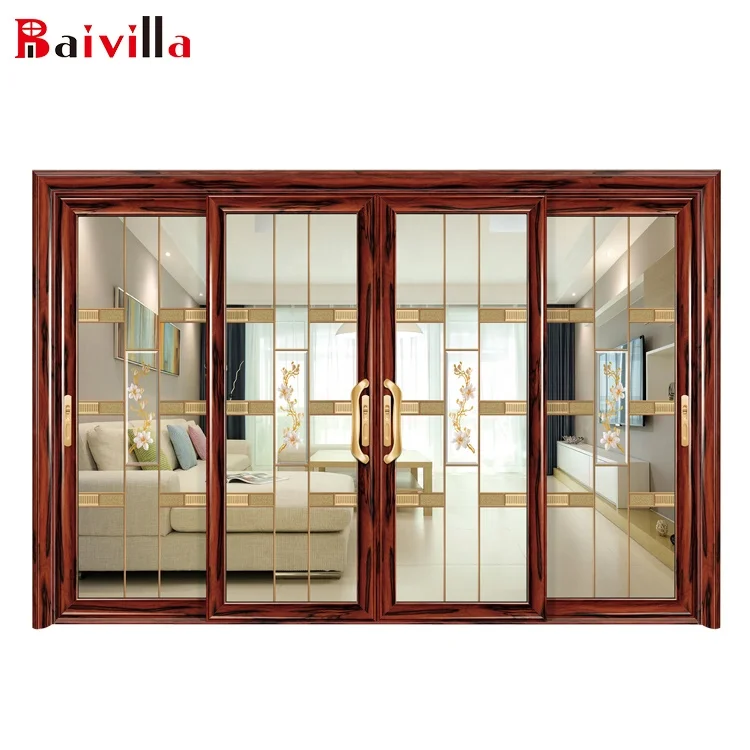 Villa Design Soundproof 96 X 80 Sliding Glass Balcony Door Designs