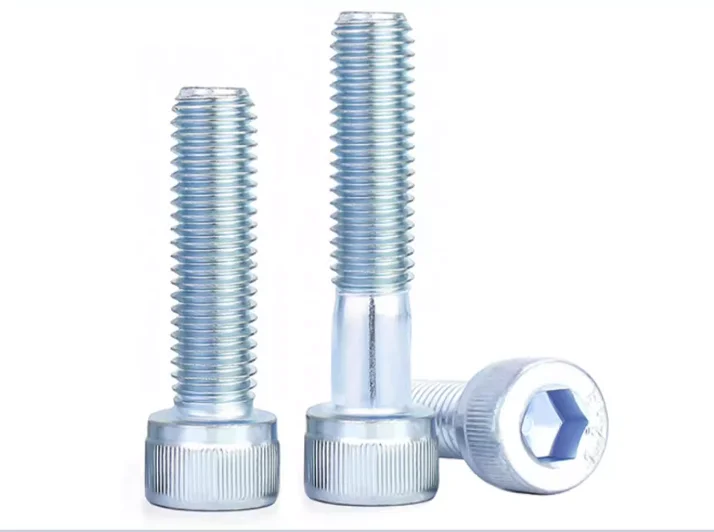 product exclusive offer din912 zinc plated socket head hex allen screws iso standard stainless steel bolts m3 to m8 thread-64