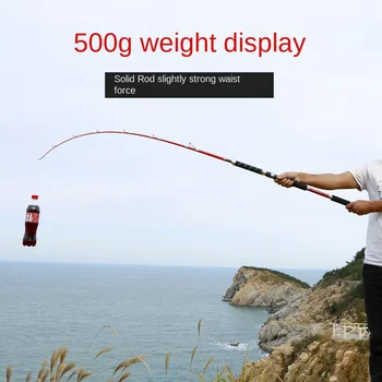 CHEERY Deep Sea Boat Fishing Rod Super Hard Solid Glass Steel 150# Electric Winch 400kg 1.65-2.1m 1.5-Section South Oil Bottom – Hard Lure – view 4
