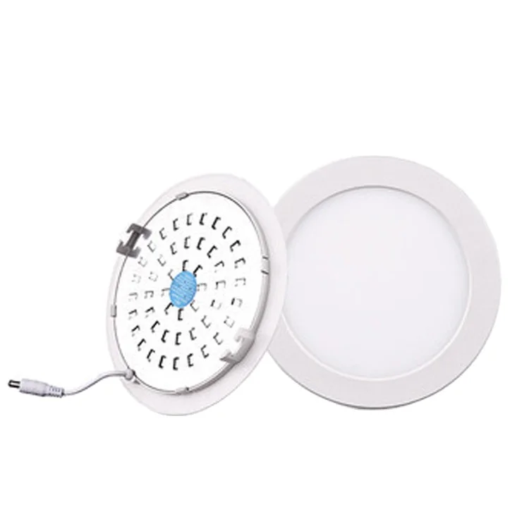 New design and cheap price 2in1Recessed or surface mounted led downlight round 6w 12w 18w 24w super slim led panel light