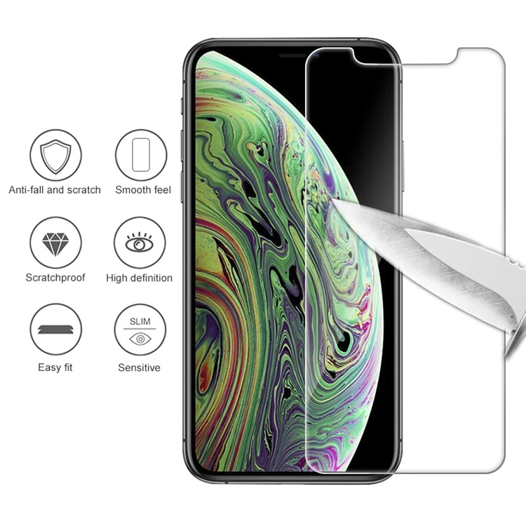 Transparent Phone Tempered Glass Screen Protector for iPhone 11 12 13 14 15 Pro Max Cristal Templado