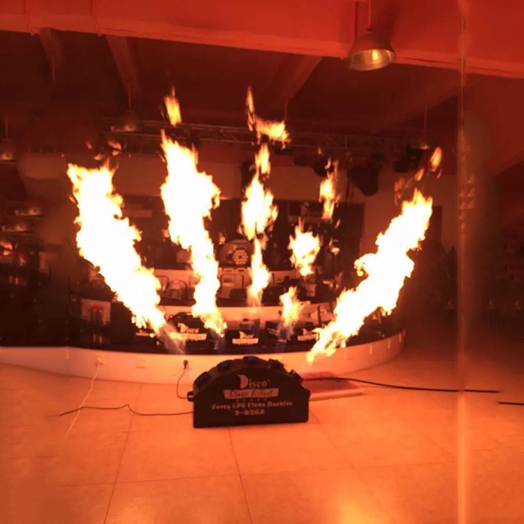 5 Head Stage DMX Control Fire Flame Machine Fire Machine for Stage Effect