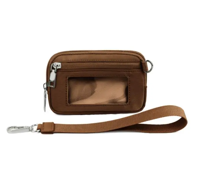 2025 Alibaba Wholesale Travel Woman Cosmetic Organizer in Hand, New Fashion Waterproof clear Pvc Coin Purse Card Holder Custom
