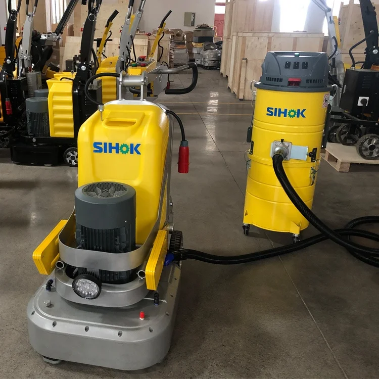 thumbnail image 2 of Concrete Floor Surface Grinding By Angle Grinder Machine Stock Image 2 of 14