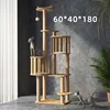 Fence flower cat house
