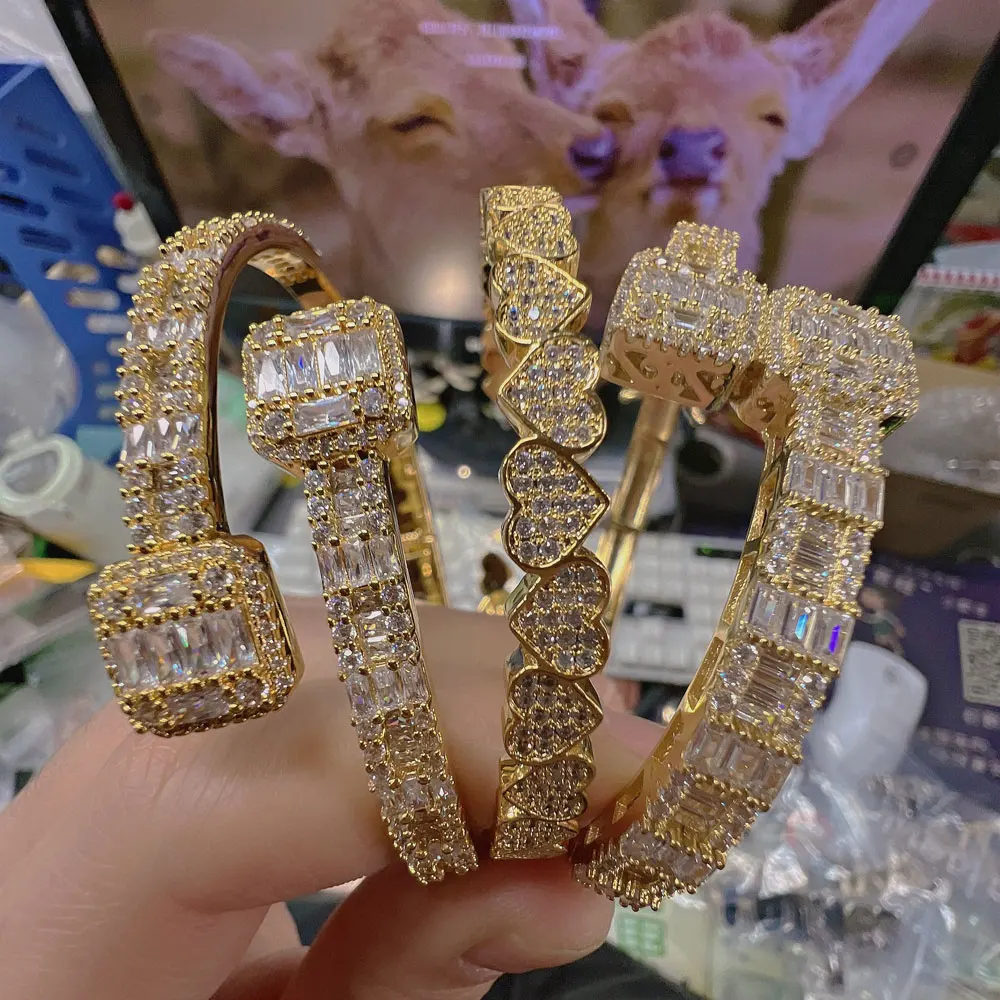 Luxury Butterfly High Carbon Diamond Bracelets for Women 925 Sterling  Silver Plated 18k White Gold Wedding Bangle Fine Jewelry - AliExpress