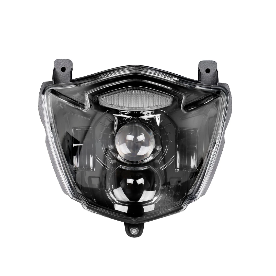 TIYPEOR for Yamaha Motorcycle XT660R XT660X Spare Parts Headlamp 84W Hi/Lo Beam Projector Headlights E-Mark Approved Headlight