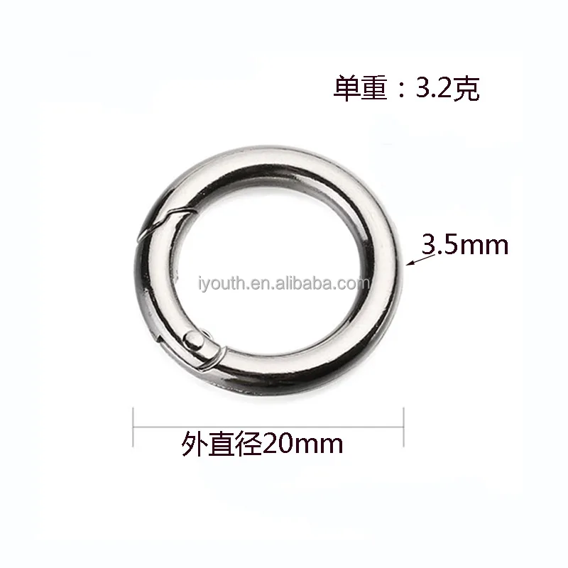 ラッキー スプリング クリップ 18K ローズ ゴールド, オニキス, カーネリアン, マザー オブ パール - ヴァン クリーフ&アーペル -  Van Cleef & Arpels HARFINGTON 8個 スプリング Oリング クリップ メタルスプリングクラスプ キーリング 74.5mm / 3インチ ラウン