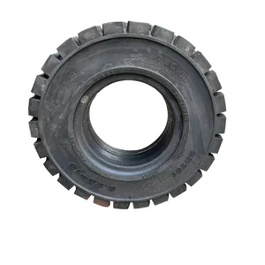 Customized 3-Ton Front Wheel 28 * 9-15 Solid Tire Forklift Parts Solid Wheel