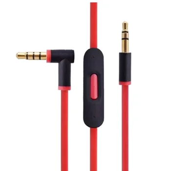 cable Solo2.0 3.0 mixr Studio Pro headphone replacement microphone  is suitable Repair wireless Beat dr dre headphones cable aux