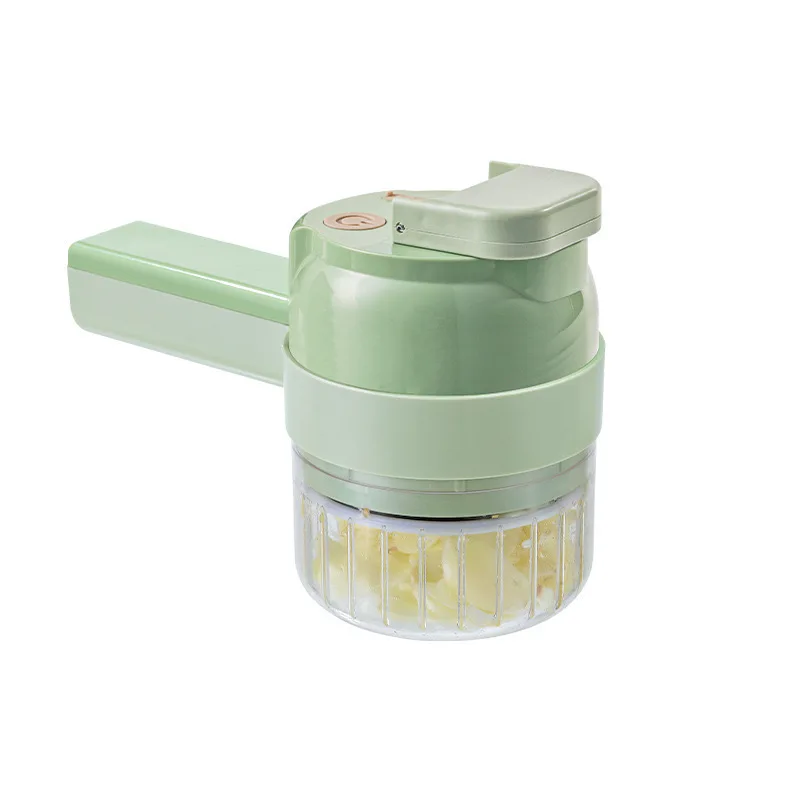 L Hot Handheld Wireless Cooking Machine Electric Gatling Chopper Kitchen Multifunctional Four in One Stirring Garlic Slicer