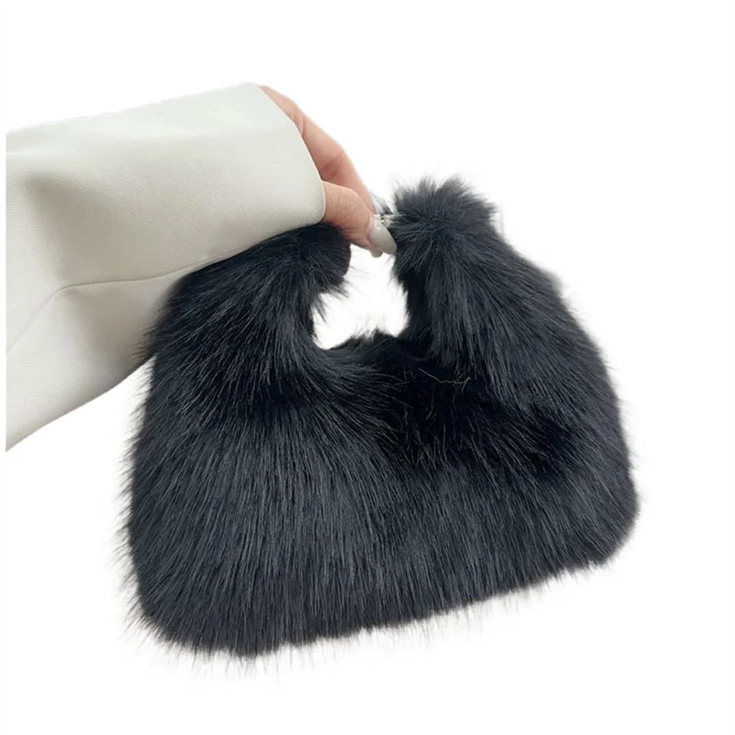 Cute Hairy Fur Handbags - Fashionable Winter/ Autumn Bags